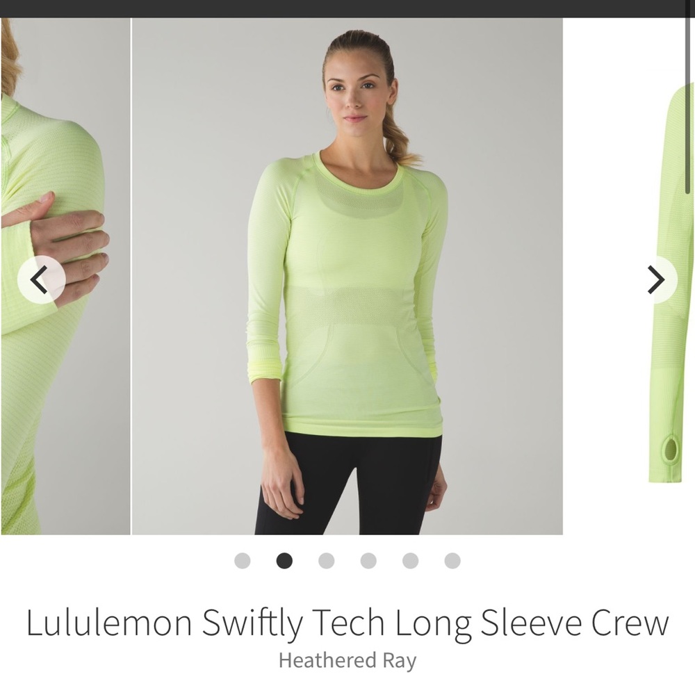 lululemon athletica Swiftly Tech Long Sleeve Crew - Picture 4 of 7